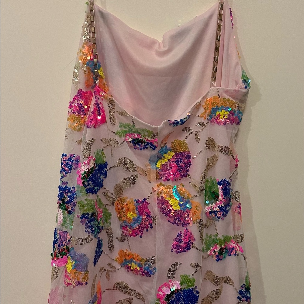 Floral Sequin Dress - Picture 2 of 3